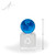 Blue Frosted Crystal Globe Awards Large Height