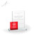 Red Verve Square Glass Award Small Red Verve Square Glass Award Small
