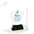 Denver UV Print Crystal Shield Award height