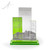 Green Mirador Crystal Award Front