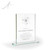 Acclaim Engraved Crystal Award large etched