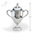 Legends Pewter Trophy Award - X Large with Height