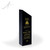 Winslow Black Crystal Award - Engraved - Gold Fill - Turned