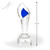 Demeter Blue Crystal Torch Award height