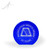 Sulu Cobalt Raindrop Recycled Glass Award Medium