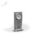 Sandi Brushed Metal Clock by Thomas Dale Co.