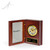 Rhythm Rosewood Book Clock and Frame by Thomas Dale Co with Logo
