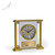 Oras Brushed Gold Glass Clock