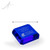 Cobalt Square Crystal Paperweight - Measure