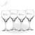 Scarlet Red Wine Glass set of 4