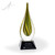 Linden Art Glass Flame Angle