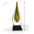 Linden Art Glass Flame Height