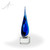 Elston Art Glass Awards - Semi-Round Base SIde