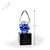Halsted Art Glass Egg Award - Black Cube Height