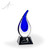 Natoma Flame Art Glass Award - Black