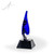 Natoma Flame Art Glass Award - Black Side