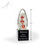 Ada Art Glass Egg Award - Black Cube Height