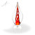 Avondale Art Glass Award - Clear Pyramid Base Front