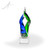 Delphia Art Glass Award - Clear Side