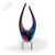 Reaching Art Glass Award - Clear Base Front