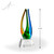 Owen Art Glass Award - Clear Pyramid Base Height