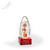 Ada Art Glass Egg Award - Red Base