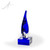 Natoma Flame Art Glass Award - Blue Side