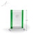 Trellis Crystal Award Green Height Trellis Crystal Award Green Height