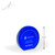 Ocean Cobalt Disc Recycled Glass Award - Small Height