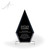 Sable Black & Clear Crystal Award Front
