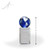 1056LU Globe Blue Mini Tower Crystal Awards