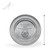 Danforth Pewter Trophy Plate - Satin -7in - dimension