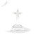 Standing Cut Crystal Cross Front