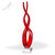 Red Twine Art Glass Award Side