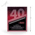 40 Year Flow Acrylic Award Plaque Height