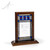 Art Nouveau 8" Stained Glass Award-Blue - Angled