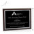 Bordeaux 9x12 Plaque with Black and Silver Plate - Horizontal - Height