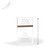 Capri Walnut Accent 4x7 Award height
