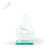 Solara Jade Glass Awards Medium - Front