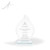 Solara Starfire Glass Awards Medium - Front