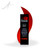 Hestia Acrylic Flame Award - Red - Front