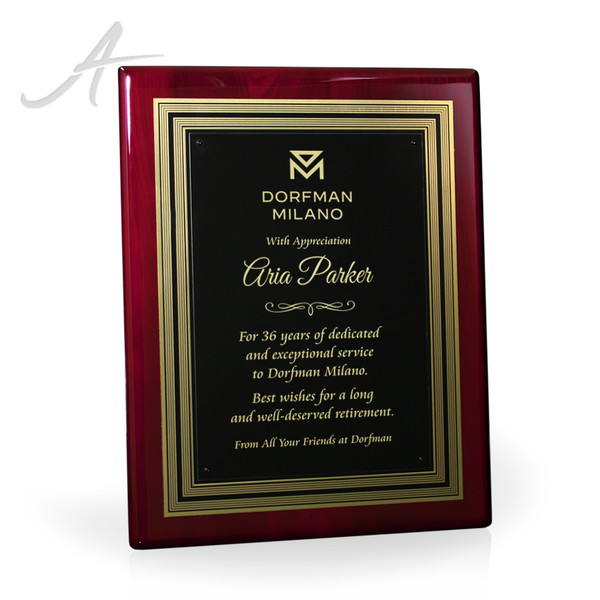 Plaque of Appreciation  Plaque design, Award plaques, Plaque