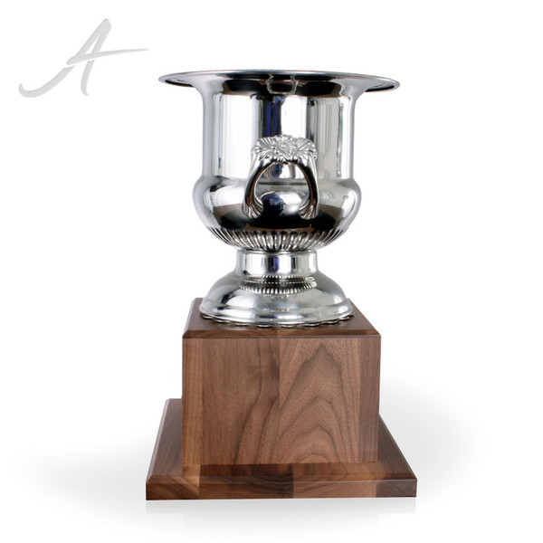 Silver Plated Metal Wine Cooler Cup Trophy