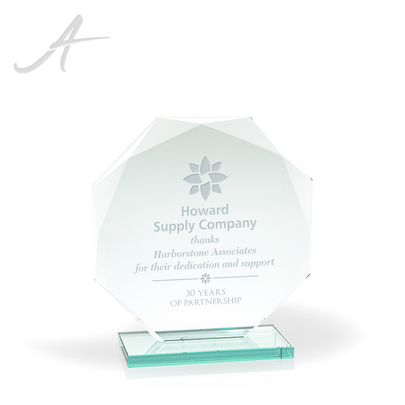 Lucent Jade Glass Award Large