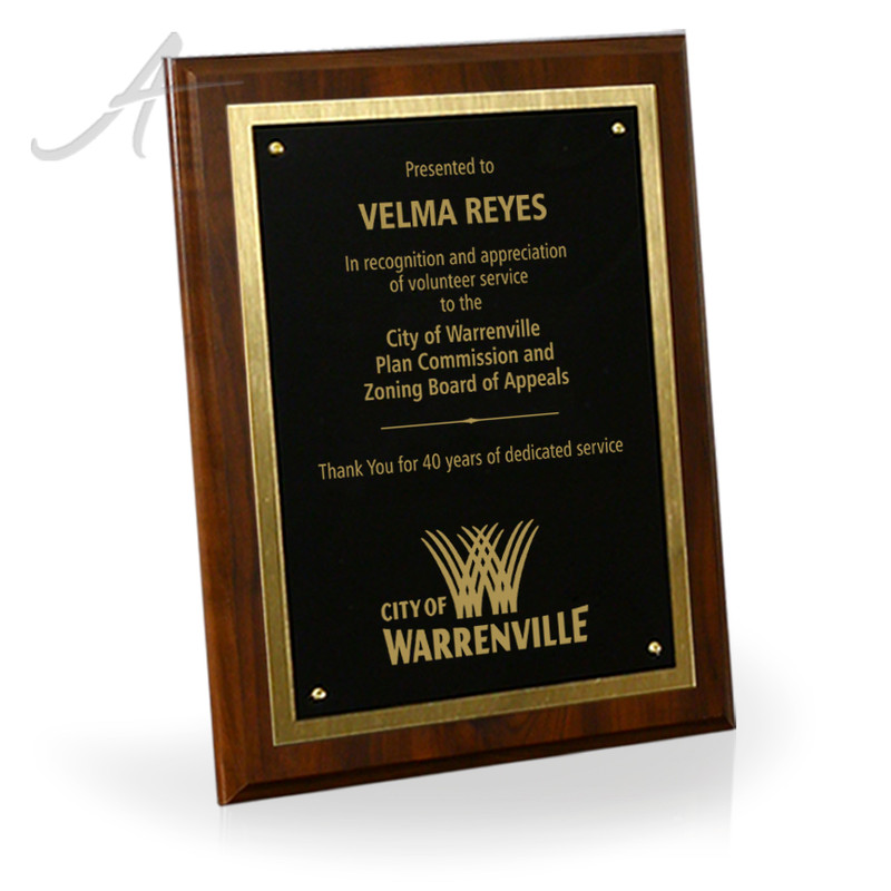 Martin Award Plaques 12x15 vertical