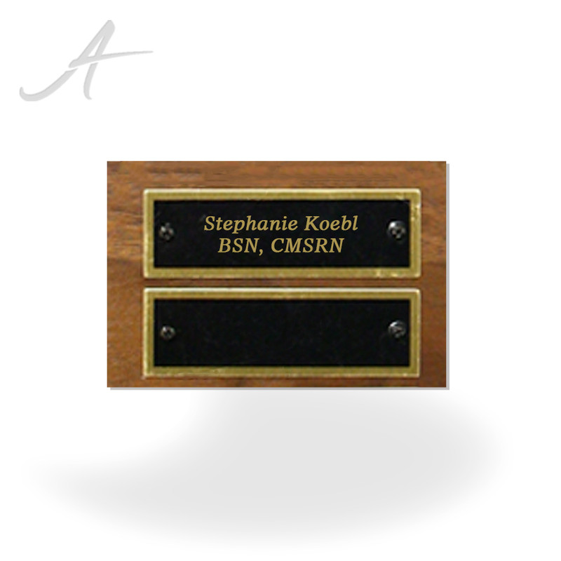 7352-ENG Nameplate Engraving Only, for Wallace Plaques