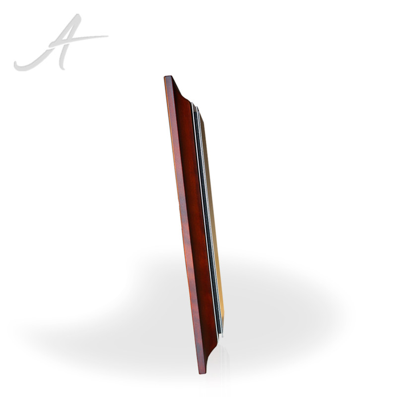 Jordan Cherry Wood Plaque with Raised Plate Small Side