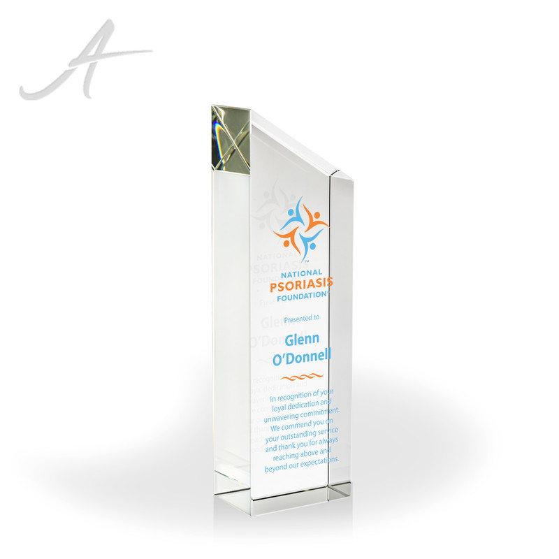 2814UV  Winslow Crystal Column Award