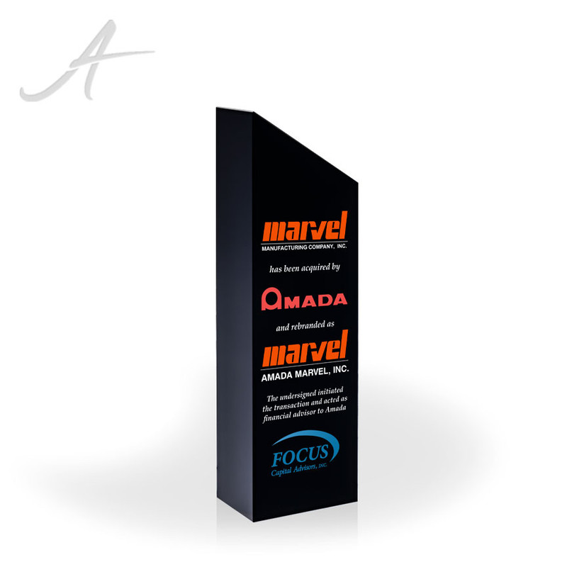 Winslow Black Crystal Column Award Winslow Black Crystal Column Award