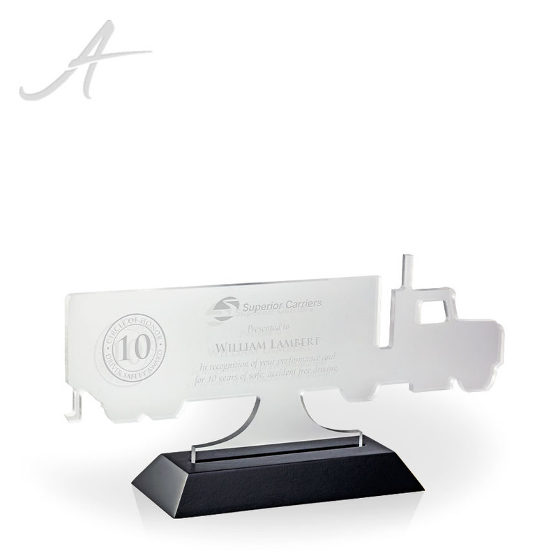 Acrylic Semi-Truck Award